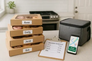 Donut Business Delivery & Pickup Planning